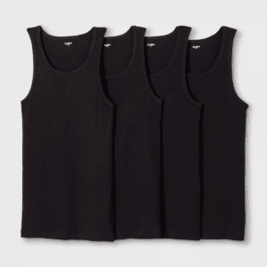 Men'S 4Pk Ribbed Tank Top - Goodfellow & Co