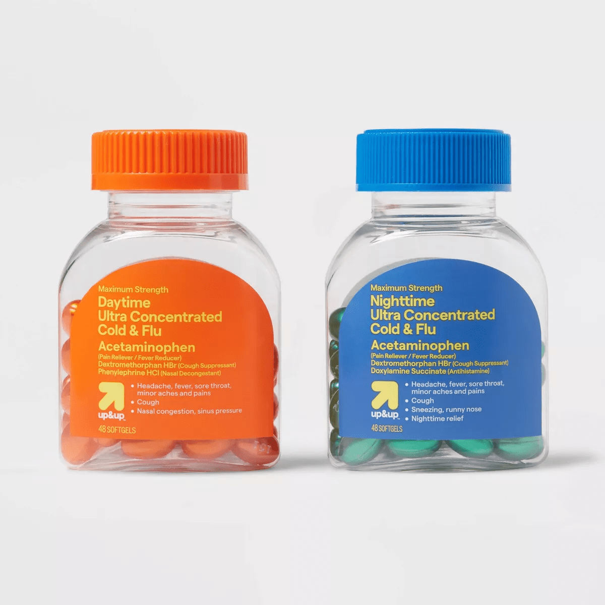 Daytime & Nighttime Maximum Strength Cold & Flu Softgels - 96Ct - Up&Up™ - Image 6