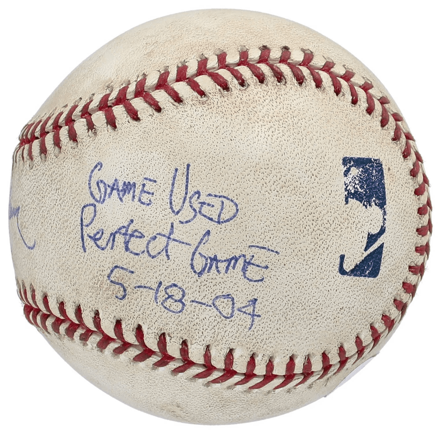 Historic Randy Johnson 2004 Perfect Game Signed Inscribed Game Used Baseball JSA - Image 2