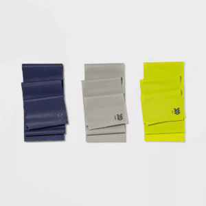 Flat Band Kit Blue - All in Motion™: Medium Resistance, Total Body Workout, Latex