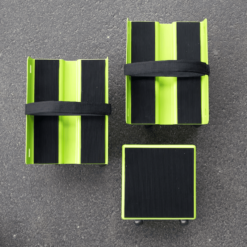 1500-Lb Capacity 4 -Wheel Green Steel Dolly - Image 3