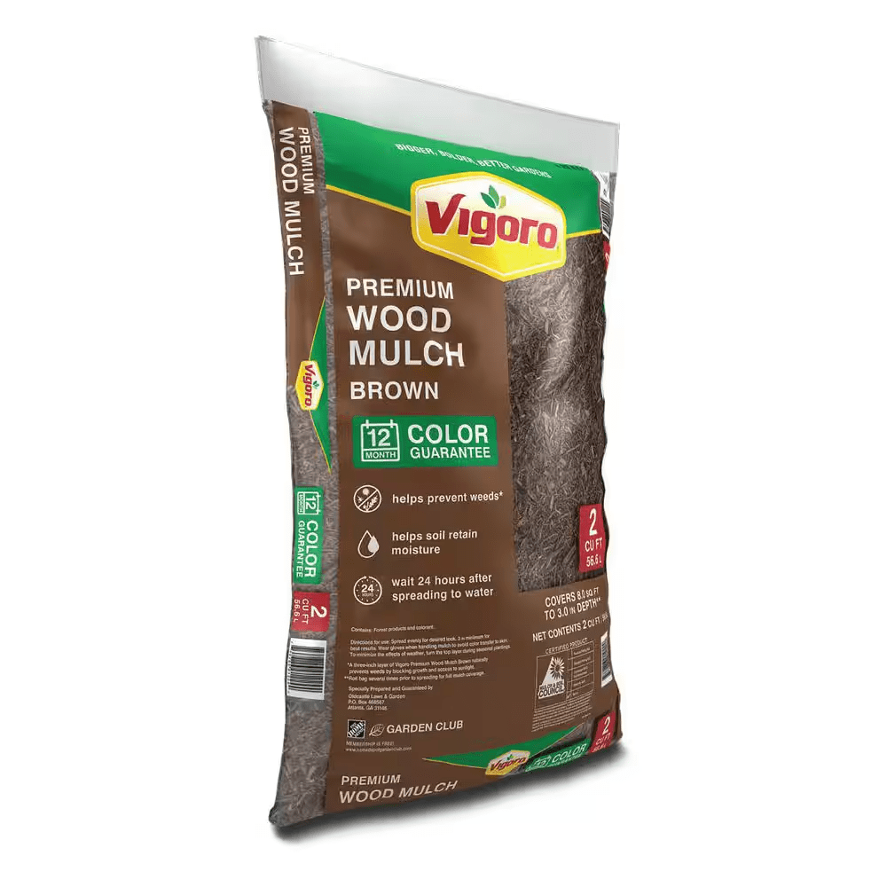 2 Cu. Ft. Premium Brown Wood Shredded Bagged Mulch - Image 9