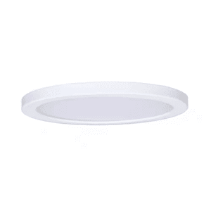 Cylinossis 6 In. 1-Light White LED Flush Mount