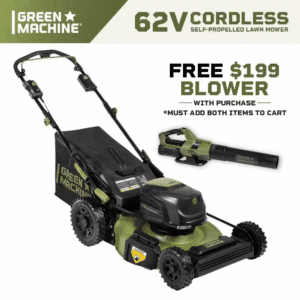 62V Brushless 22 In. Electric Cordless Battery Self- Propelled Lawn Mower with 2 4.0 Ah Batteries and Charger