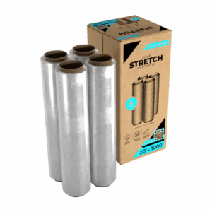 1000 Ft. L X 20 In. Contractor Stretch Wrap Pack (4-Pack)