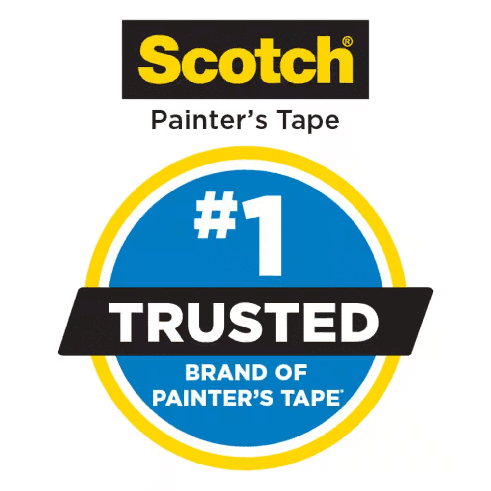 Scotch 1.88 In. X 60.1 Yds. Multi-Surface Contractor Grade Tan Masking Tape (6 Rolls) - Image 2