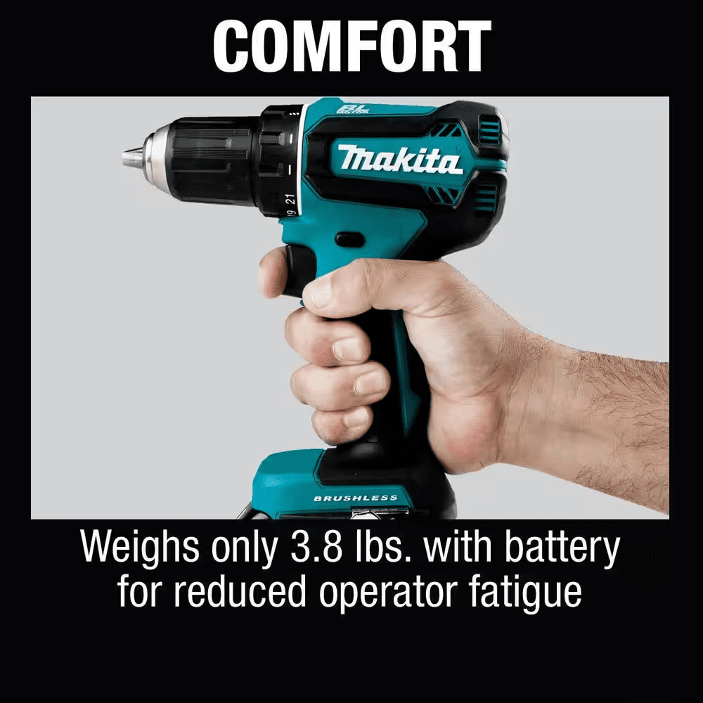 18V LXT Lithium-Ion Brushless Cordless 1/2 In. Driver-Drill Kit, 3.0Ah - Image 8