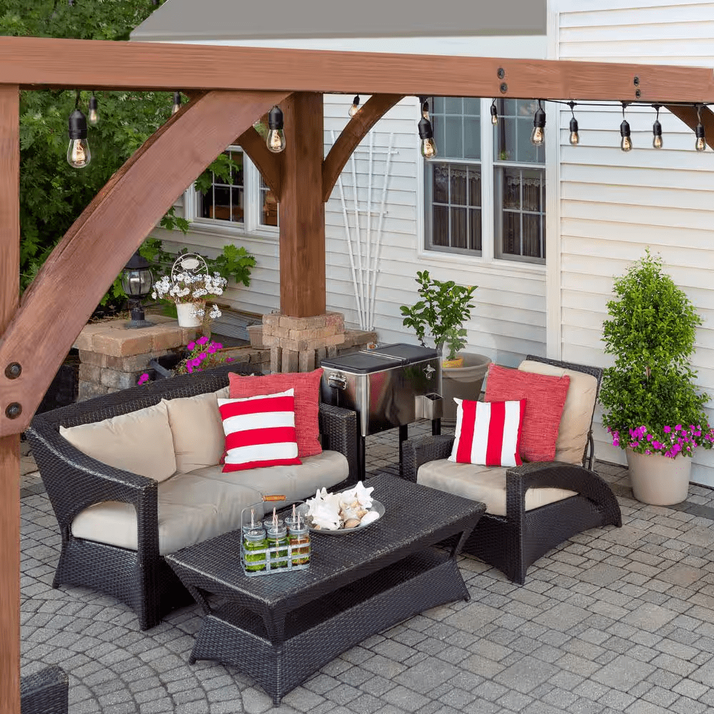 12-Light 24 Ft. Indoor/Outdoor Plug-In Incandescent Edison Bulb String Light - Image 2