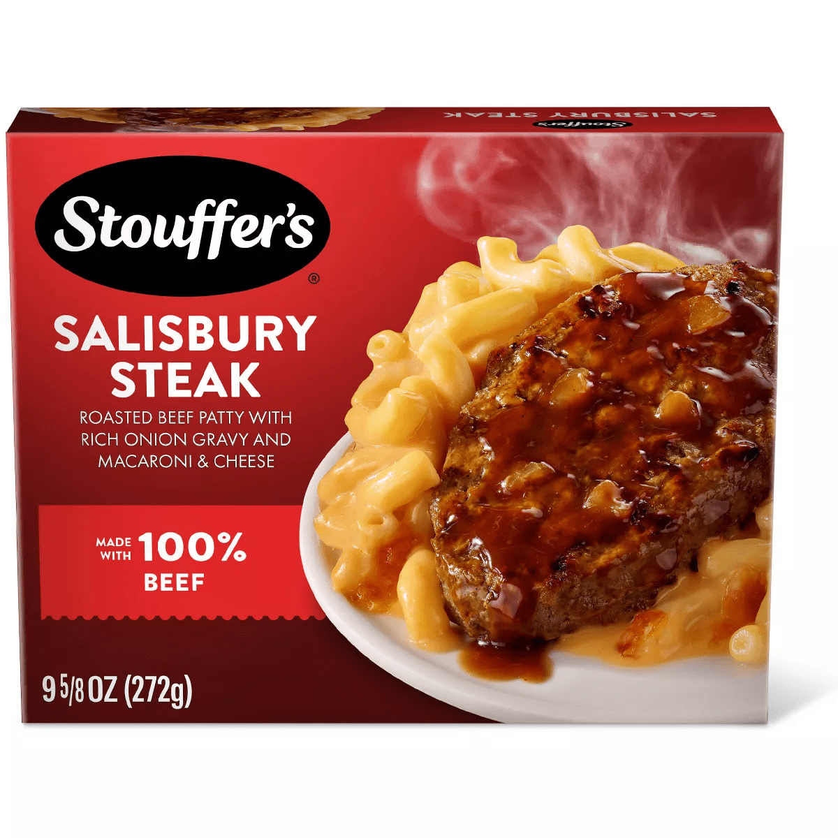 Stouffer'S Salisbury Steak with Mac and Cheese Frozen Meal - 9.625Oz