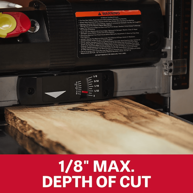 13-In W 20 -Amp Benchtop Planer - Image 4