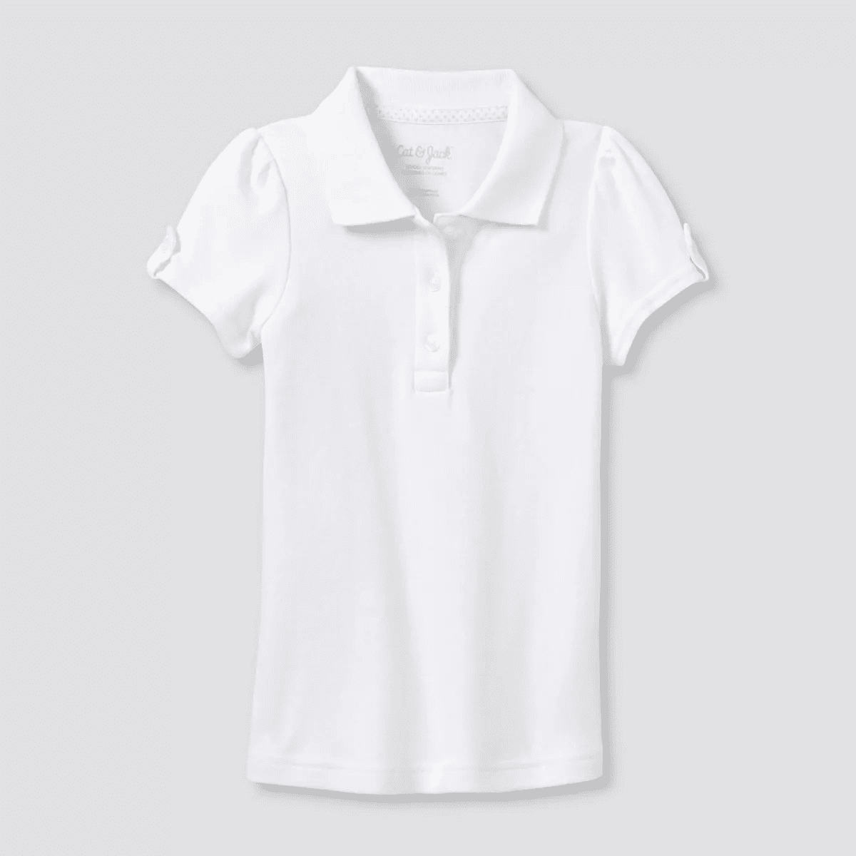 Toddler Girls' Short Sleeve Interlock Uniform Polo Shirt - Cat & Jack - Image 6