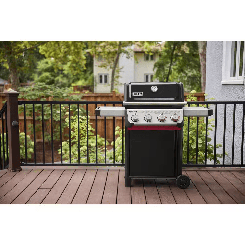 Spirit SB-E-425 4-Burner Natural Gas Grill in Black with Powerful Boost Burners - Image 6