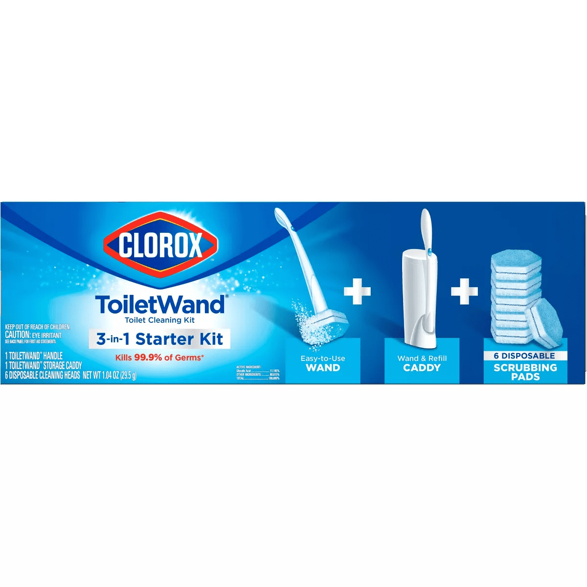 Clorox Toiletwand Disposable Toilet Cleaning System - Toiletwand Storage Caddy and 6 Refill Heads - Image 11