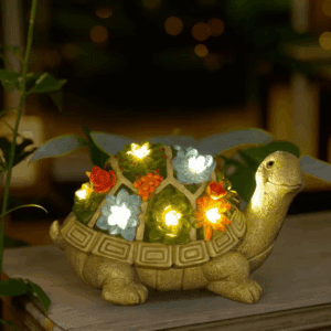 Solar Garden Outdoor Statues Turtle-Lawn Decor Patio, Yard Ornament - Christmas Birthday Gifts for Women/Mom Grandma