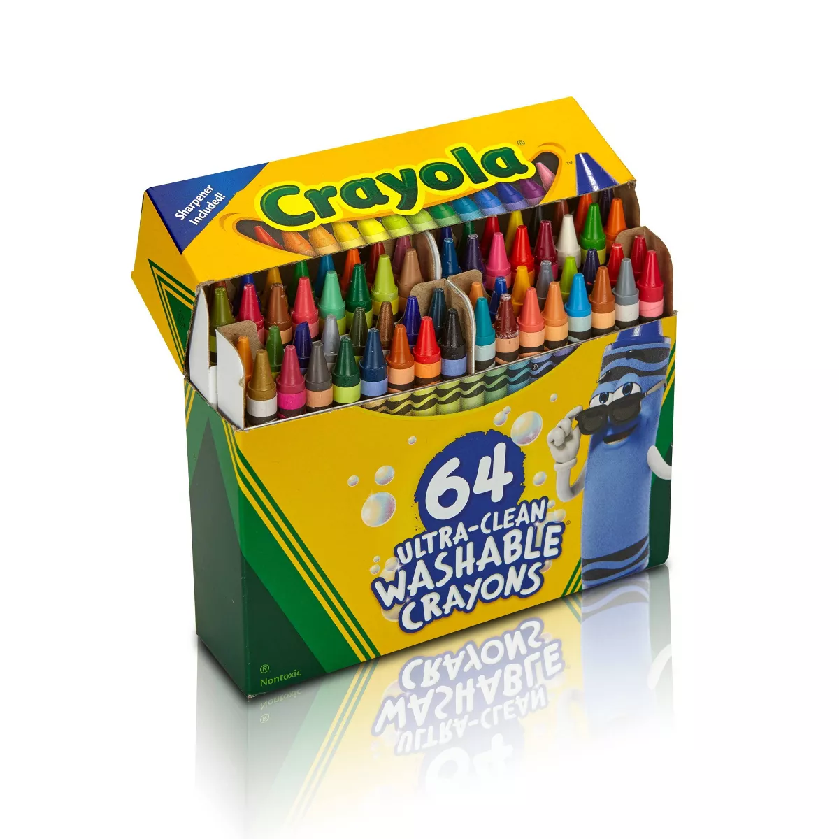 Crayola 64Ct Ultra Clean Washable Crayons Art Classroom Must Haves for Teachers Kids School Supplies Coloring Gift Ages 3+ - Image 4
