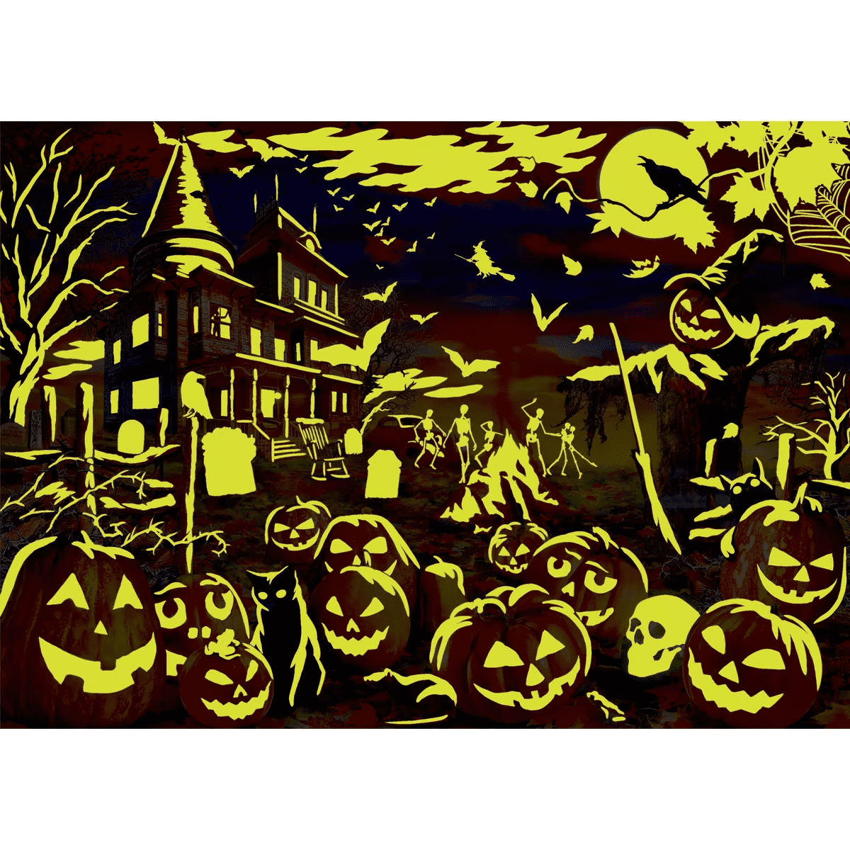Masterpieces 500 Piece Glow in the Dark Halloween Puzzle - All Hallows Eve - Image 6