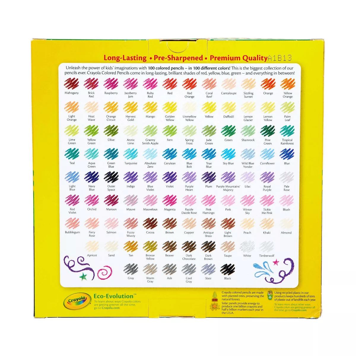 Crayola 100Ct Sharpened Colored Pencils - Image 4