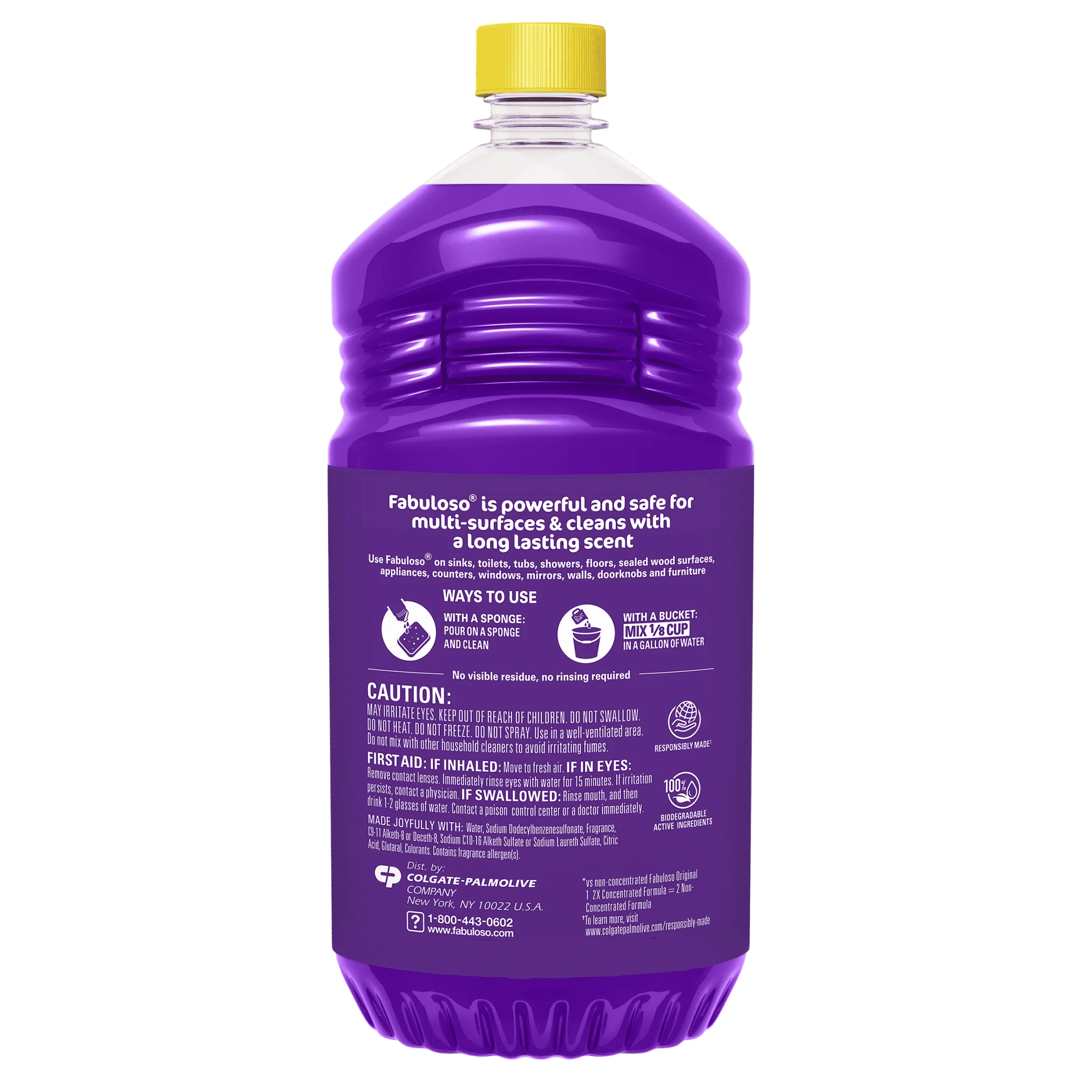 Multi-Purpose Cleaner & Floor Cleaner 2X Concentrated, Lavender - 56 Fl Oz - Image 10