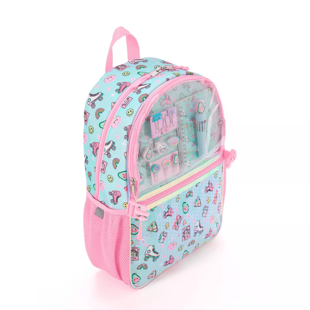 Locker Club Kids' 16L Kids Backpack with Clear Lunch Stationery - Image 3