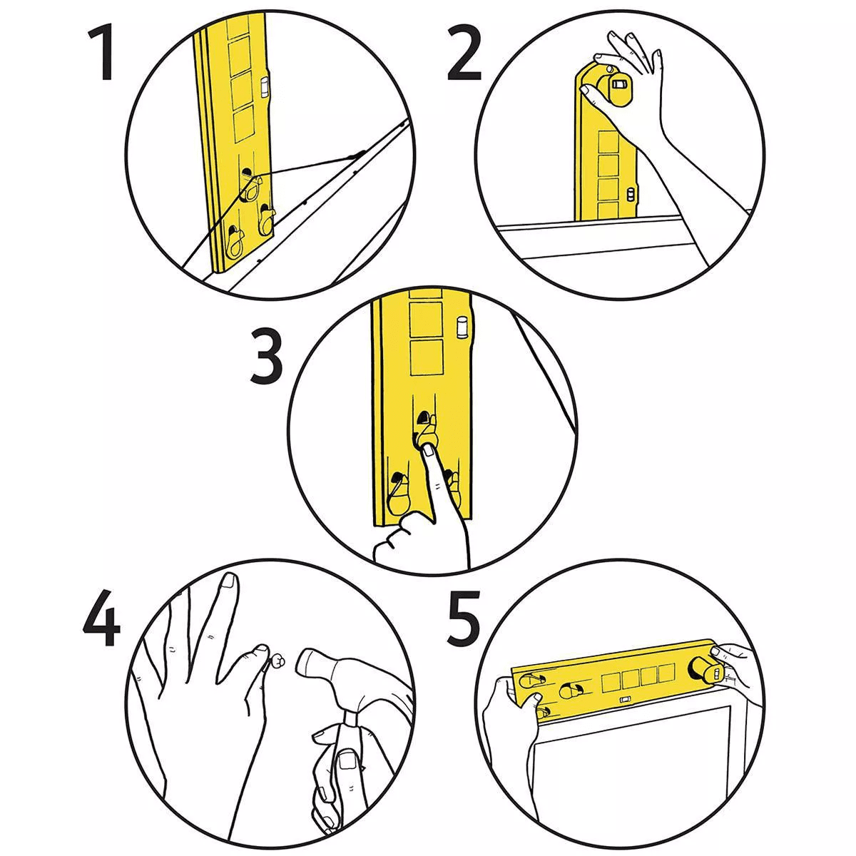 Under the Roof Decorating Hang & Level the Picture Hanging Tool - Image 5