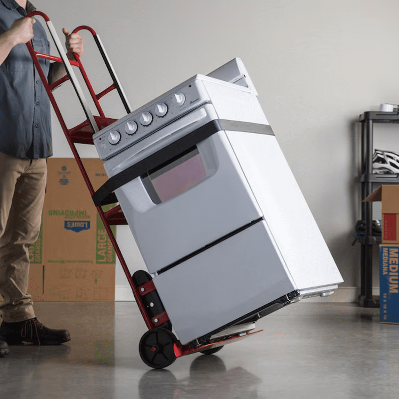 800-Lb Capacity 2 -Wheel Red Steel Appliance Hand Truck - Image 3