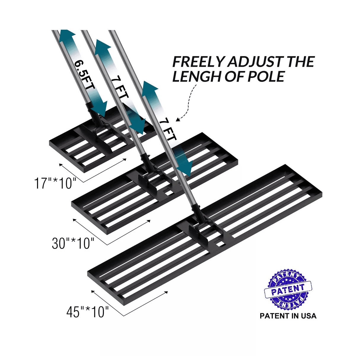 Walensee Lawn Leveling Rake - Image 2