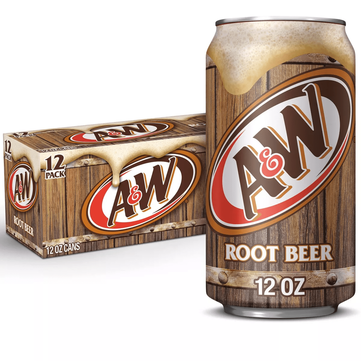 A&W Root Beer Soda - 12Pk/12 Fl Oz Cans