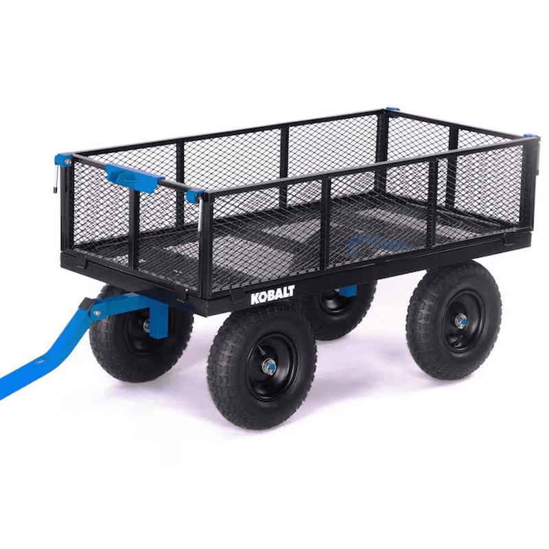 Heavy-Duty 6-Cu Ft Steel Yard Cart - Image 9