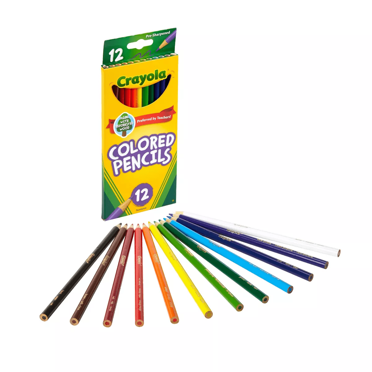 Crayola 12Ct Kids Pre-Sharpened Colored Pencils - Image 4