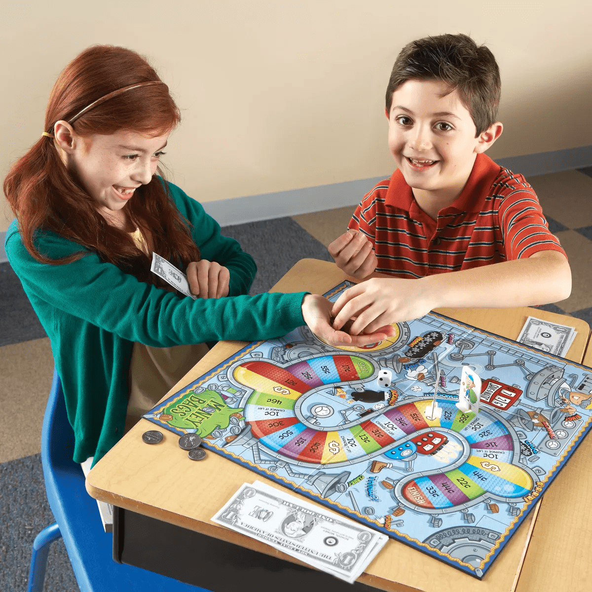 Learning Resources Money Bags Coin Value Game, Ages 7+ - Image 2