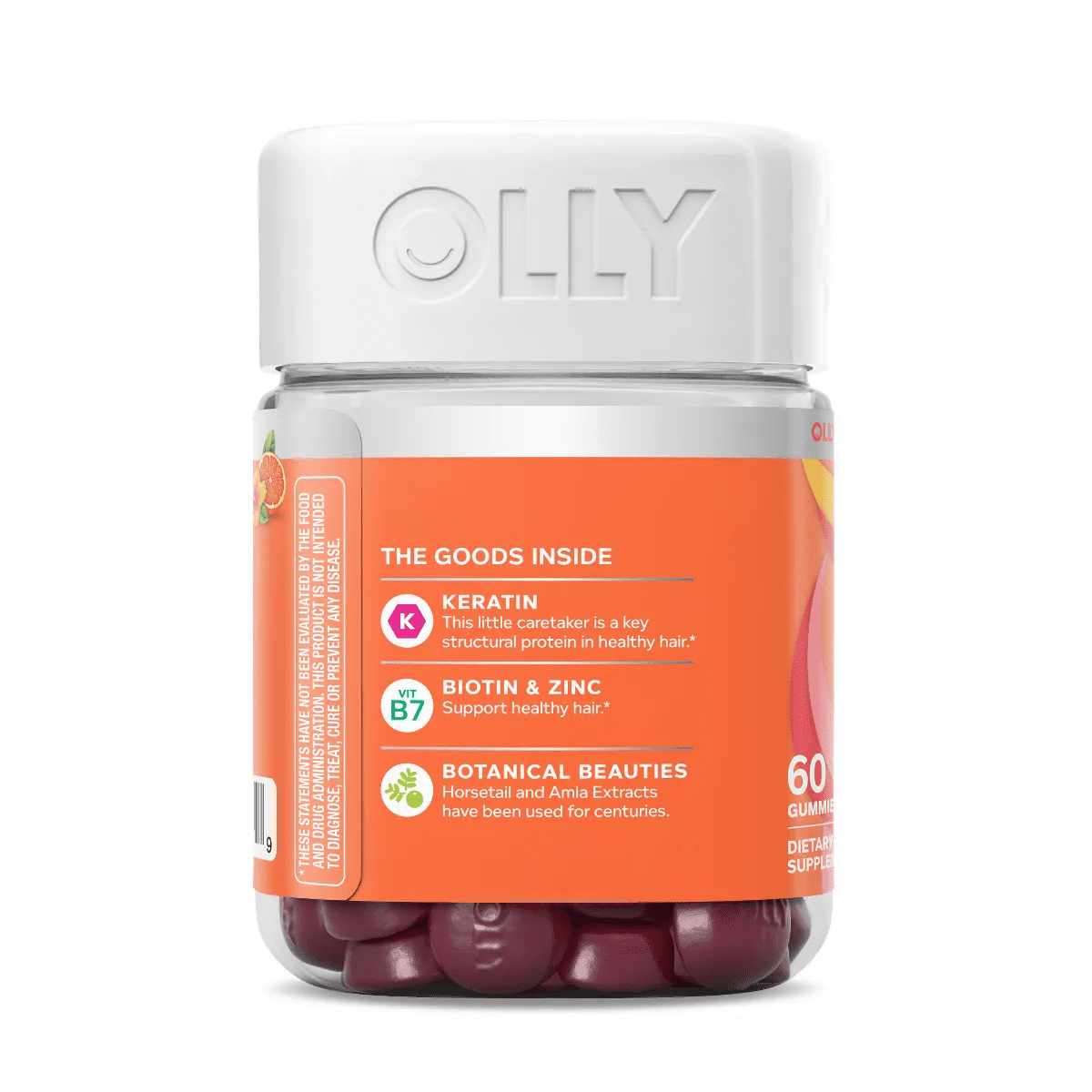 OLLY Heavenly Hair Supplement Gummies with Keratin, Amla, Biotin & Minerals - 60Ct - Image 9