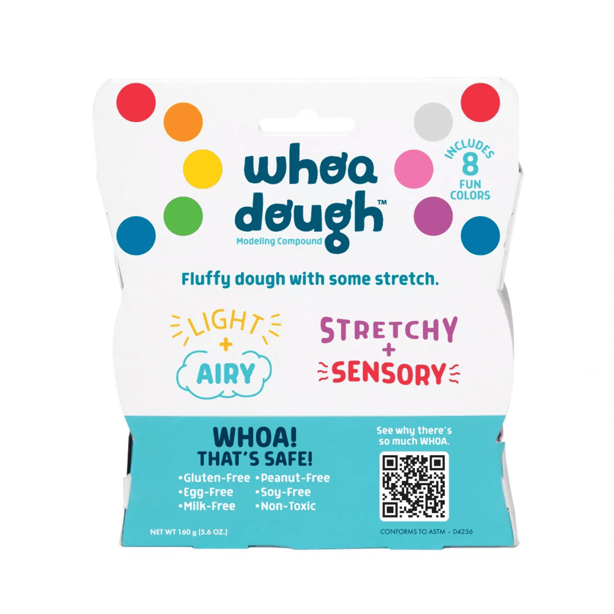 Chuckle & Roar Whoa Dough - Air Dry Clay: Creative Thinking, Fine Motor Skills, Modeling Dough, 8 Pieces - Image 3