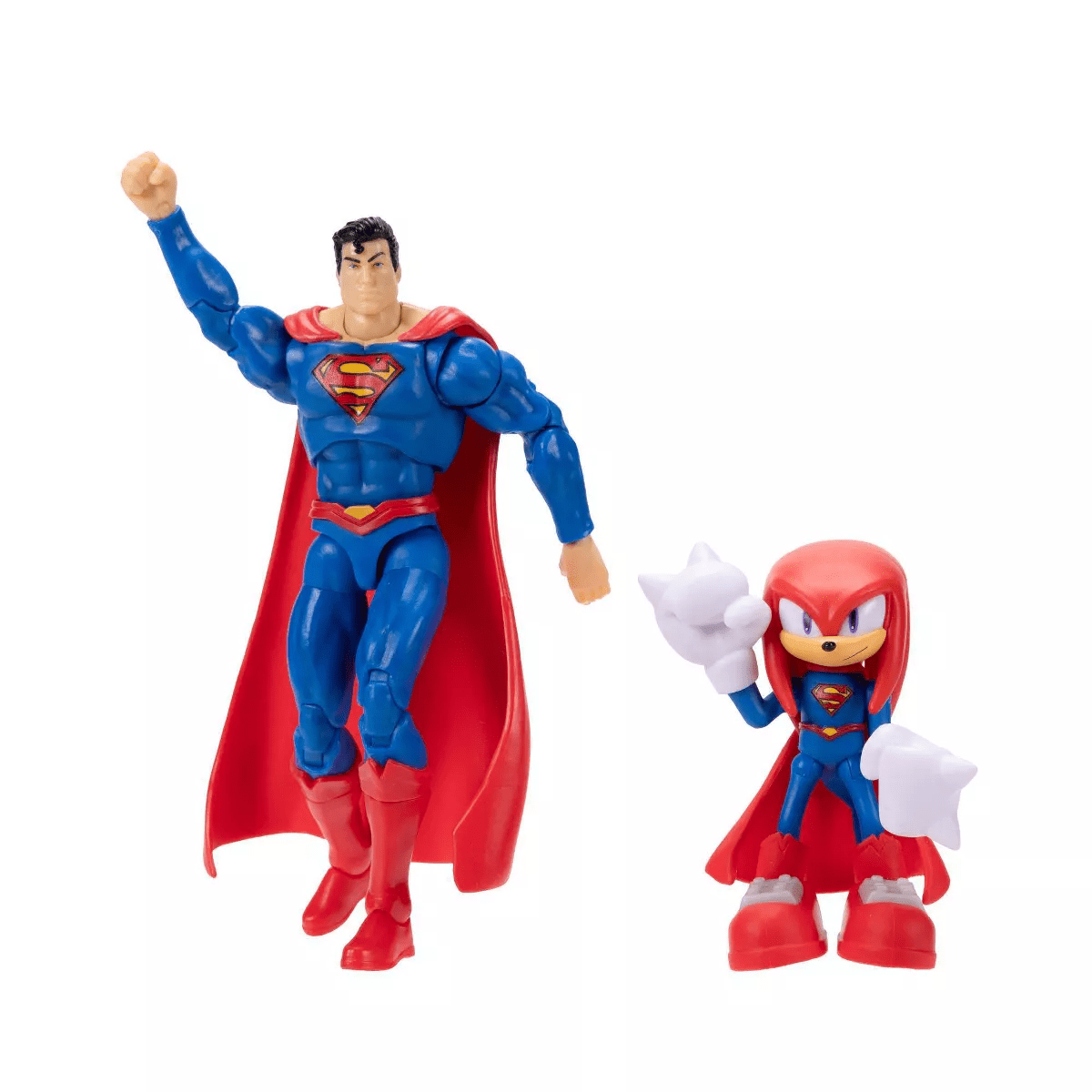 DC X Sonic the Hedgehog Knuckles and Superman Action Figure - Image 5