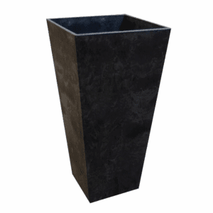 14 In. X 27.5 In. Slate Rubber Self Watering Planter