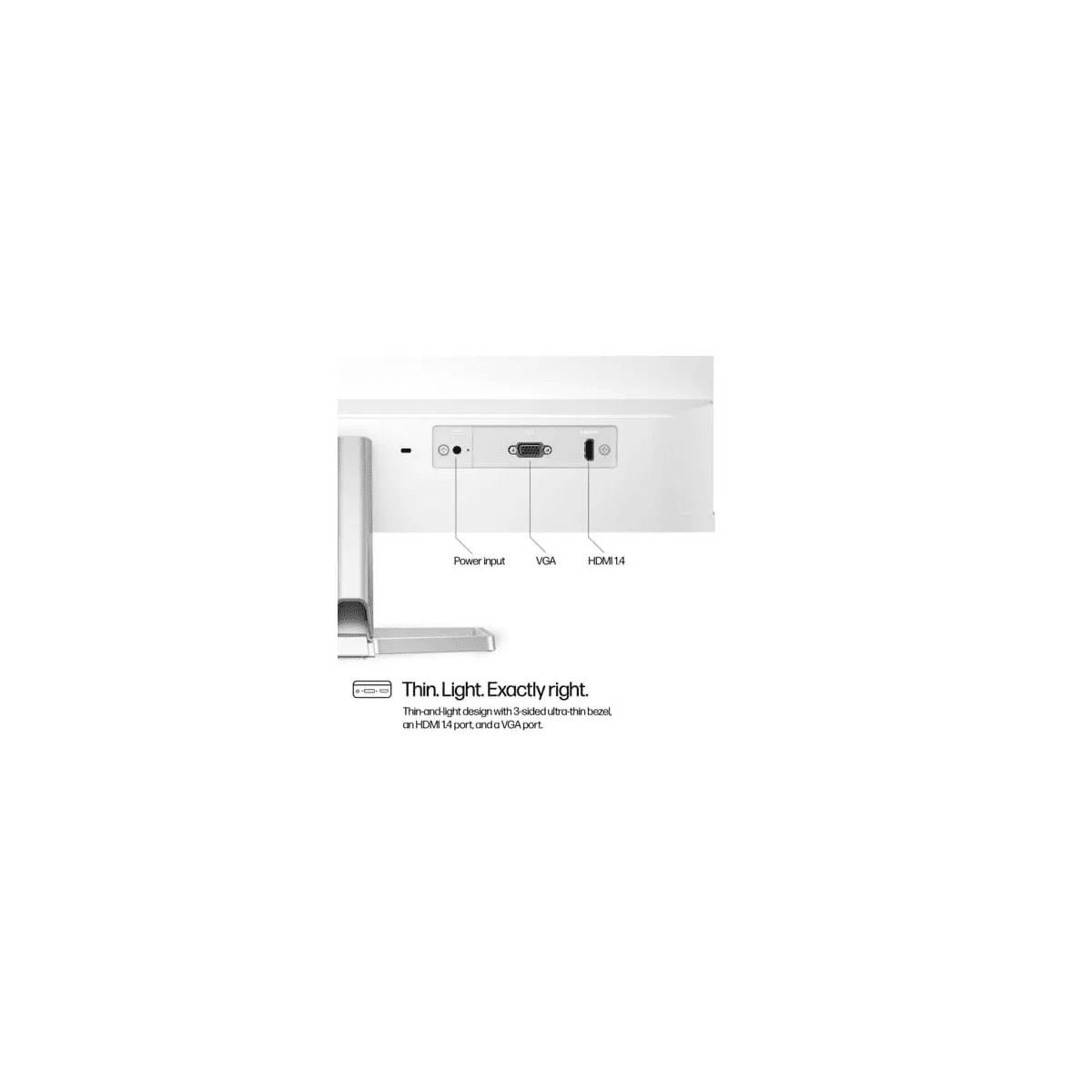 HP Series 5 23.8 Inch FHD White Monitor - 524Sw 23.8" FHD (1920 X 1080) 48-100 - Image 8