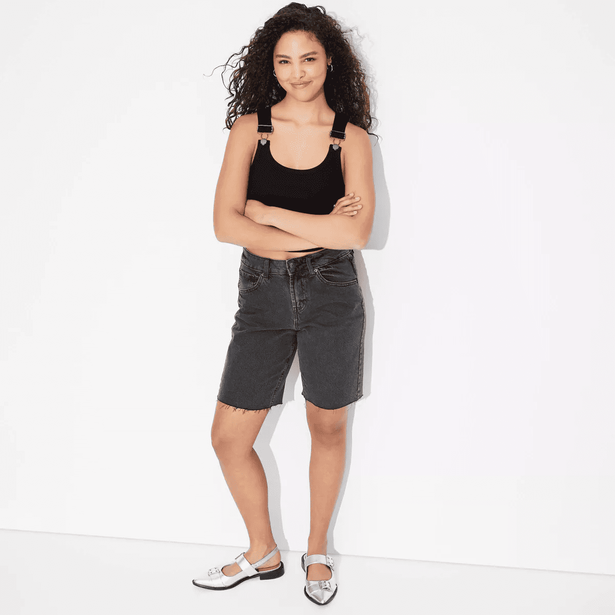 Women'S Mid-Rise Easyrigid Cut-Off Jorts - Image 2
