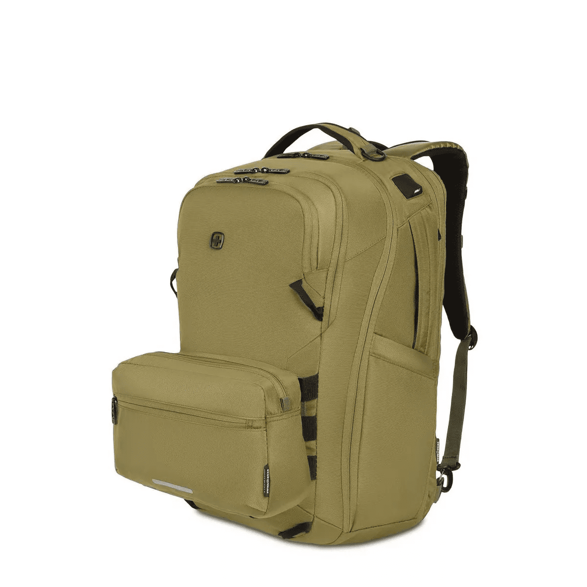 SWISSGEAR 45L Travel Backpack with RFID Blocking Pocket - Olive Branch: Polyester, Fits 17" Laptop - Image 4