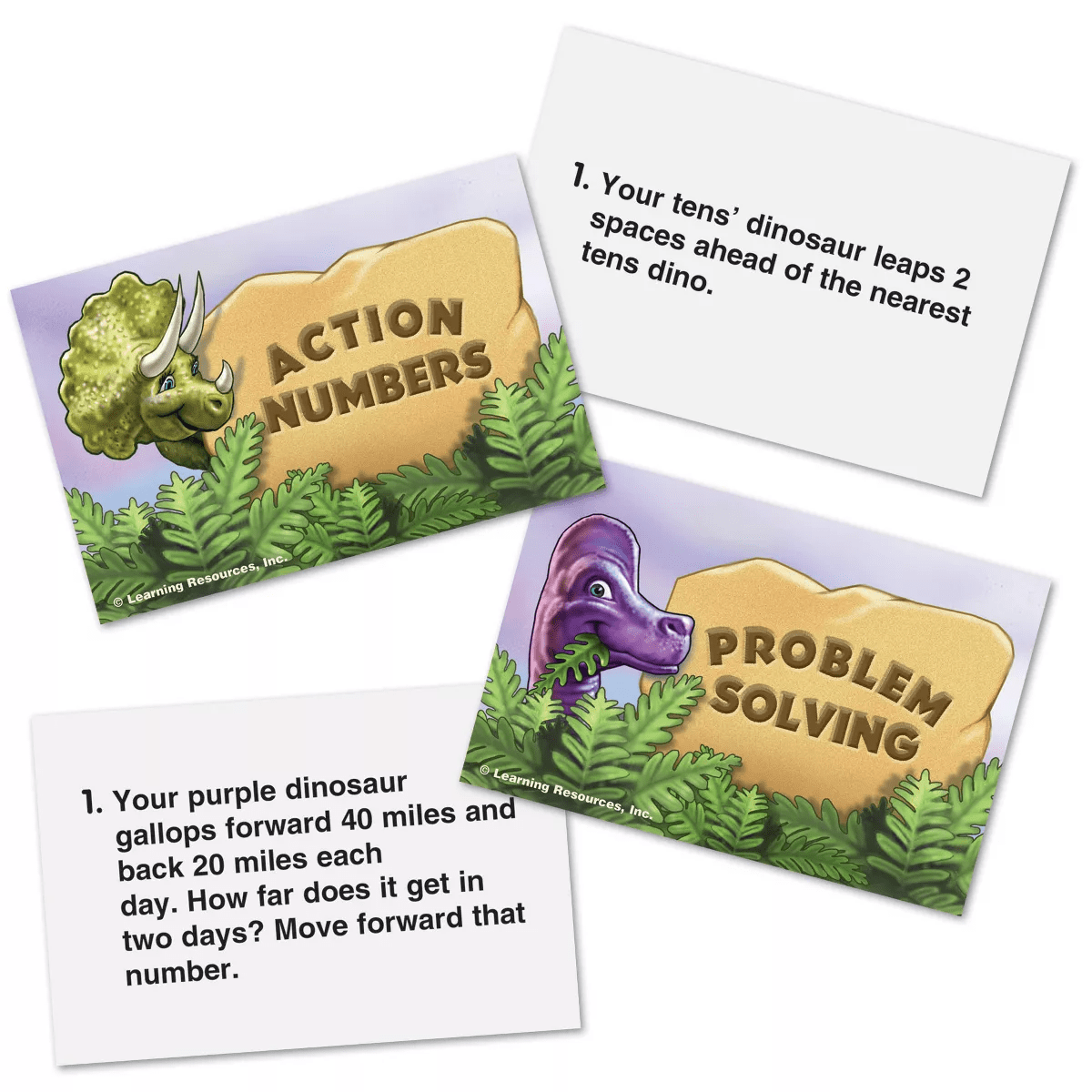 Learning Resources Dino Math Tracks Game - Ages 6+ Addition and Subtraction Dinosaur Game, Kindergarten Math Games, Board Games for Kids - Image 4