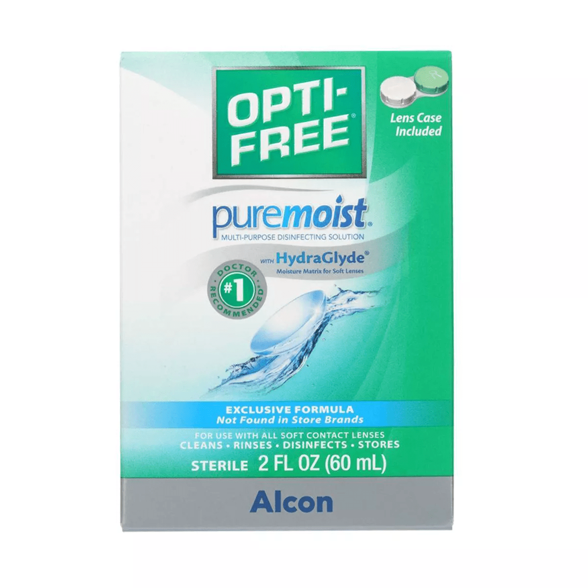 Opti-Free Puremoist Multi-Purpose Disinfecting Contact Lens Solution - 2 Fl Oz - Image 2