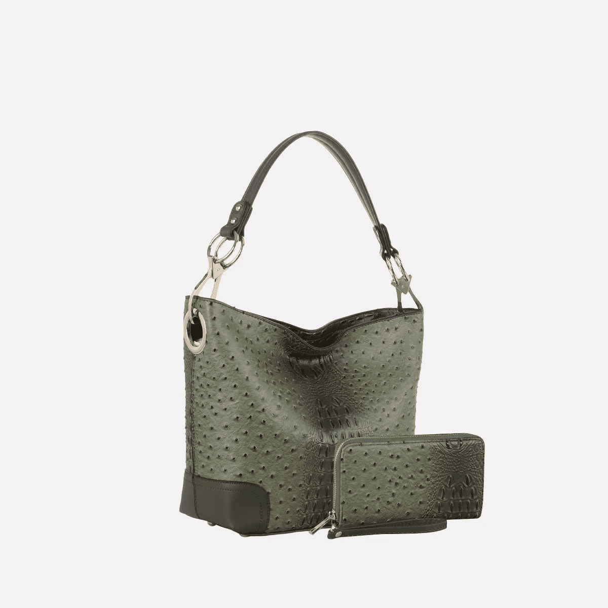 MKF Collection Wandy Soft Vegan Leather Hobo & Wallet Set by Mia K - Image 12