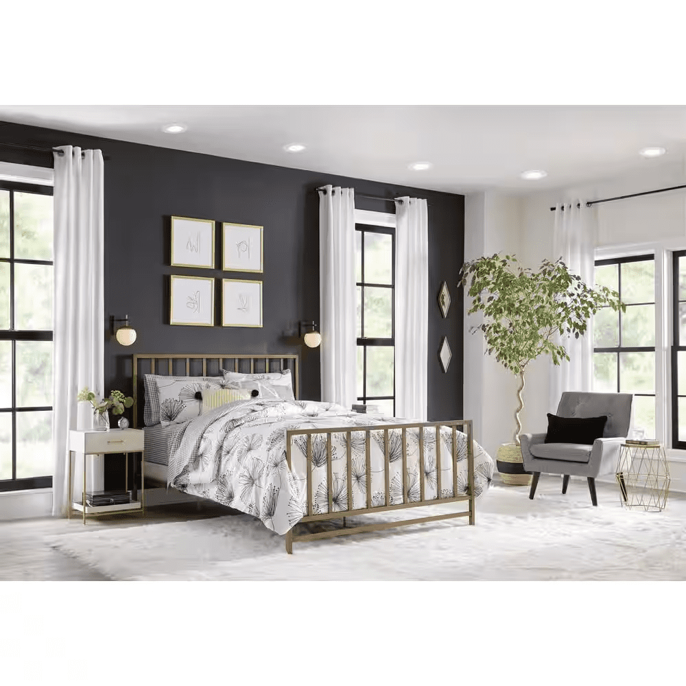 5/6 In. Integrated LED Recessed Retrofit Light Trim with Selectable Color Temperature, (4-Pack) - Image 5