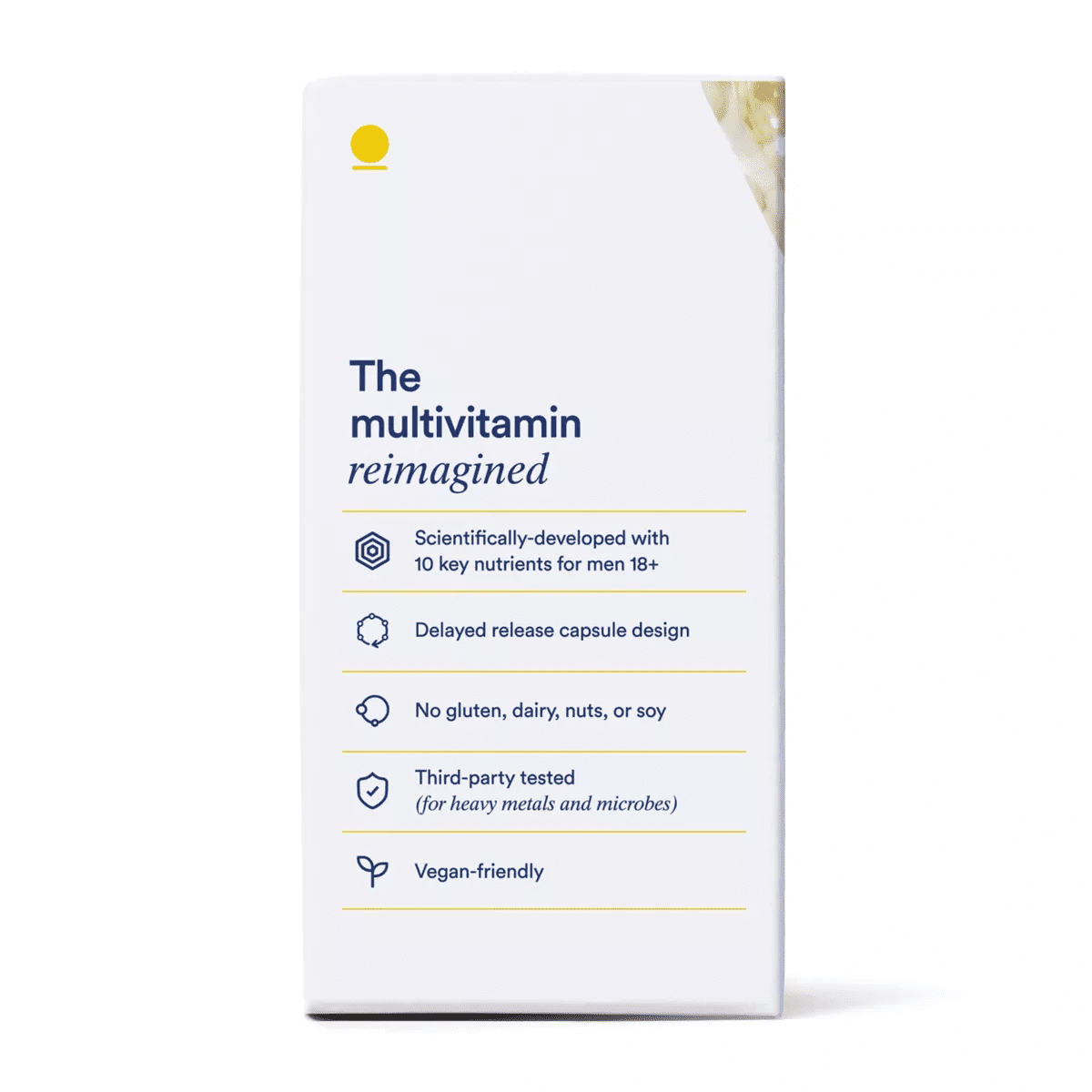 Ritual Multivitamin for Men 18+ with Vegan Omega-3 DHA, Vitamin D3 and B12 Vegan Capsules - Mint Essenced - 60Ct - Image 5