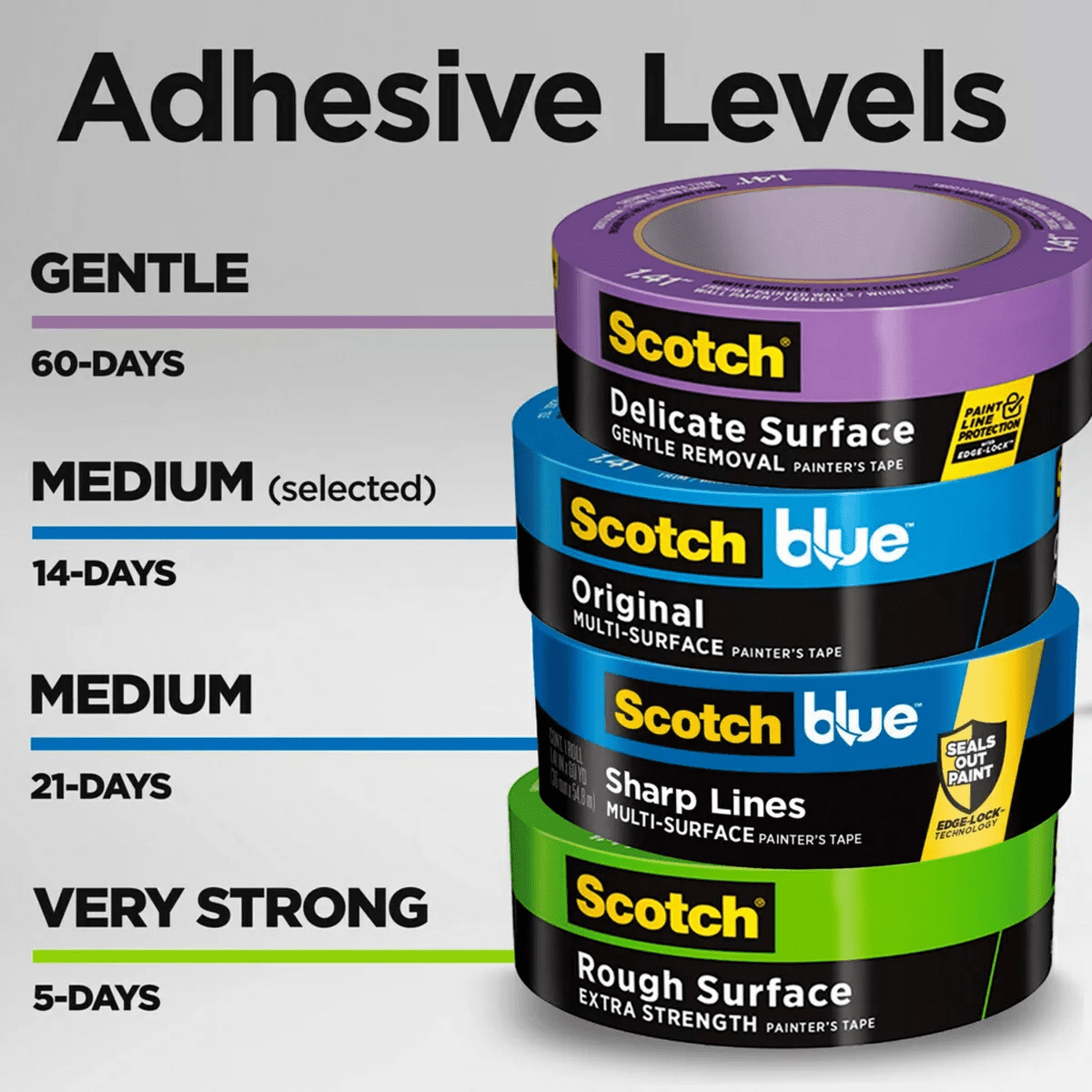 Scotch Blue 2'' Painters Tape: Adhesive Masking Tape for Paint Projects - Image 4