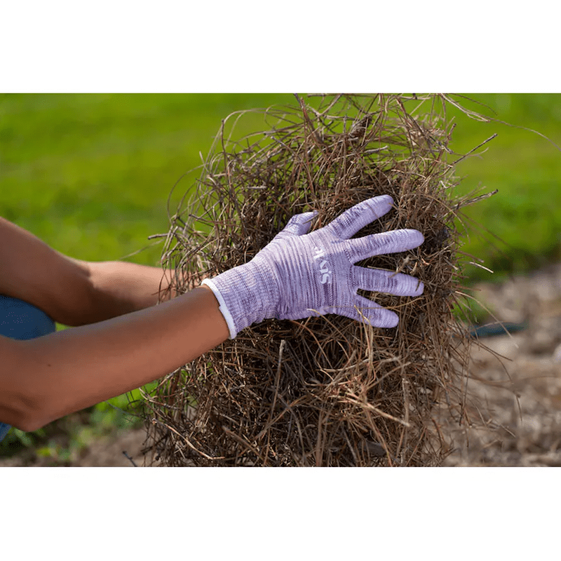 Medium Polyurethane Dipped Polyester Gardening Gloves 3 -Pairs - Image 4