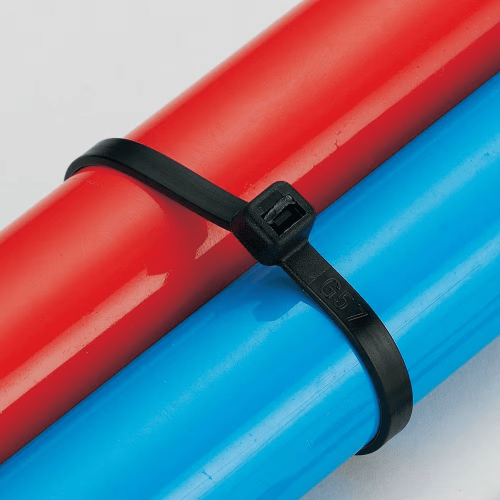 8In Standard 50Lb Tensile Strength UL 21S Rated Cable Zip Ties 100 Pack UV (Black) - Image 7