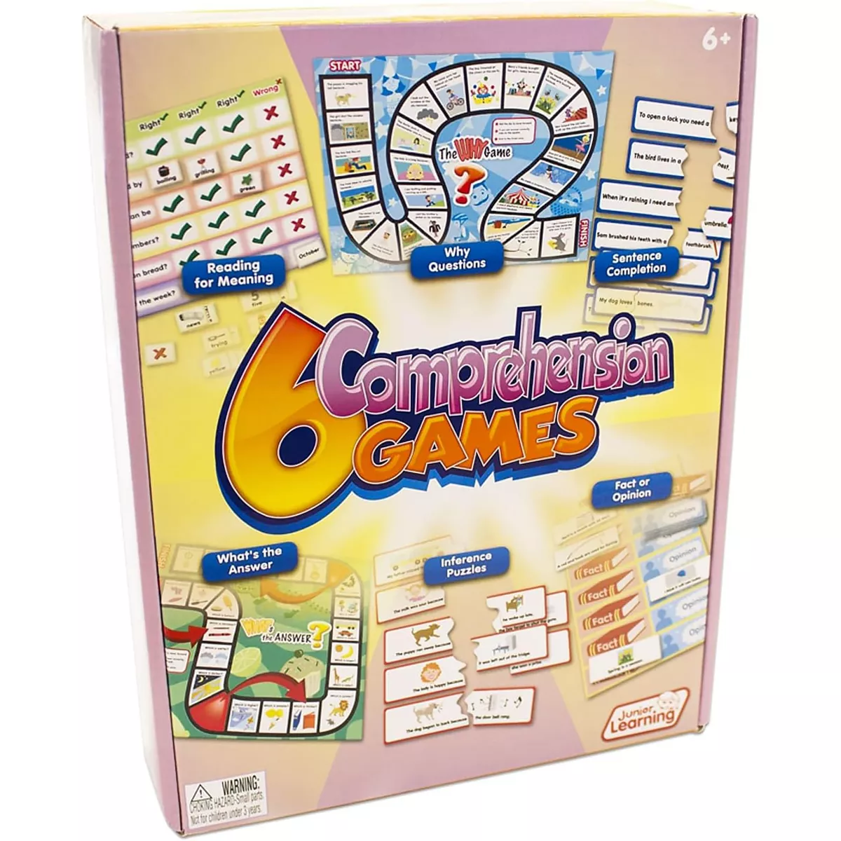 Junior Learning: 6 Comprehension Board Games - Image 2