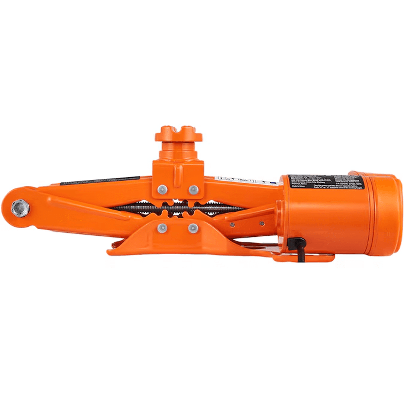 Orange 3-Ton Steel Hydraulic Scissor Jack - Image 10