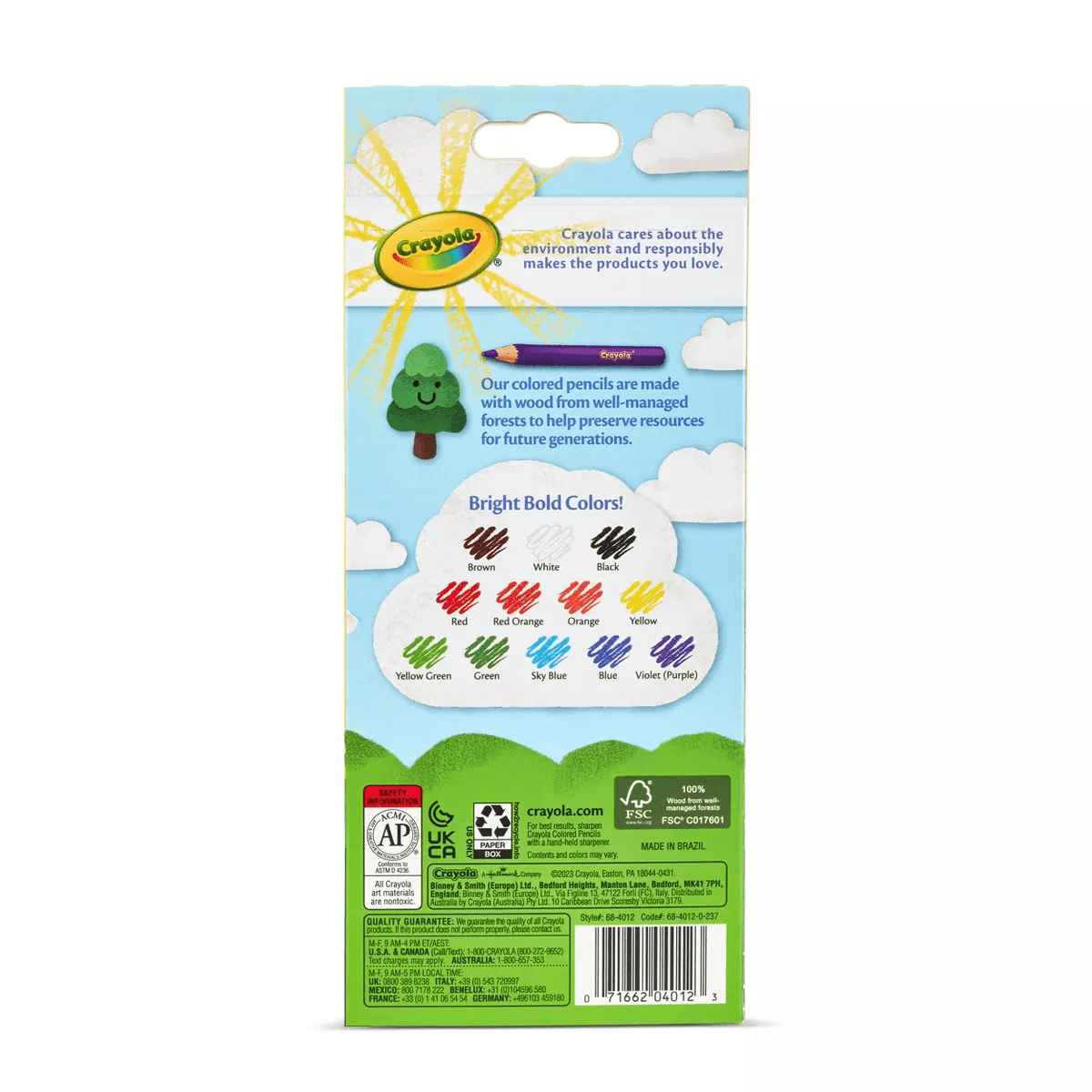 Crayola 12Ct Kids Pre-Sharpened Colored Pencils - Image 2