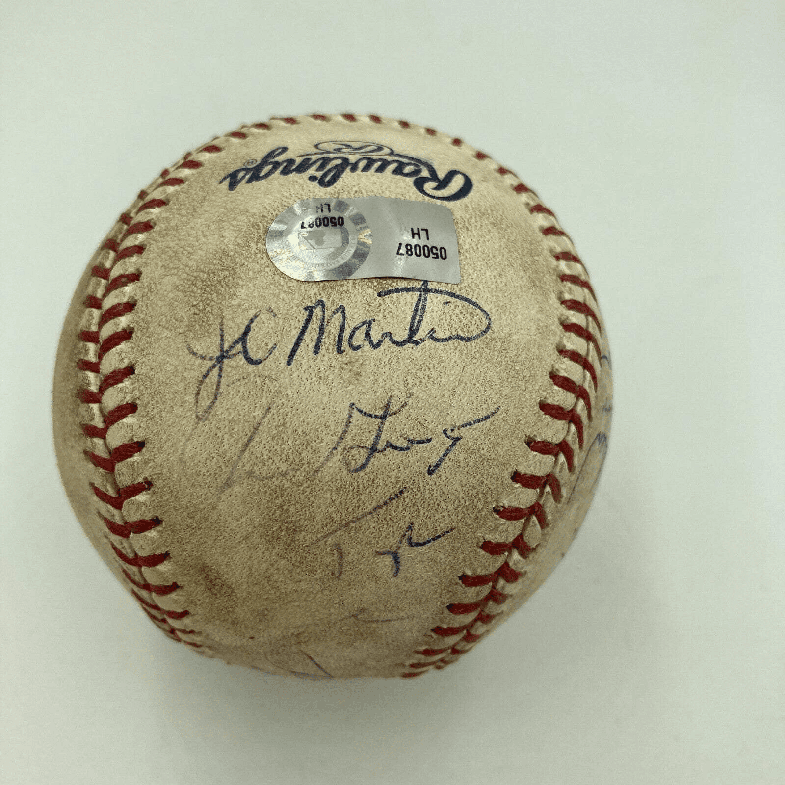 1969 Mets World Series Champs Team Signed Game Used Shea Stadium Baseball JSA - Image 3