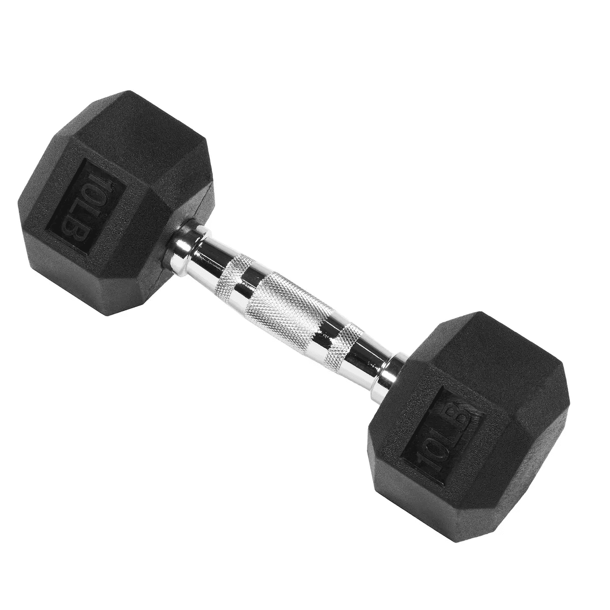 Signature Fitness Hex Dumbbells Non-Slip Free Weights Full Body Strength Training Home Gym Workout Equipment Set - Image 3